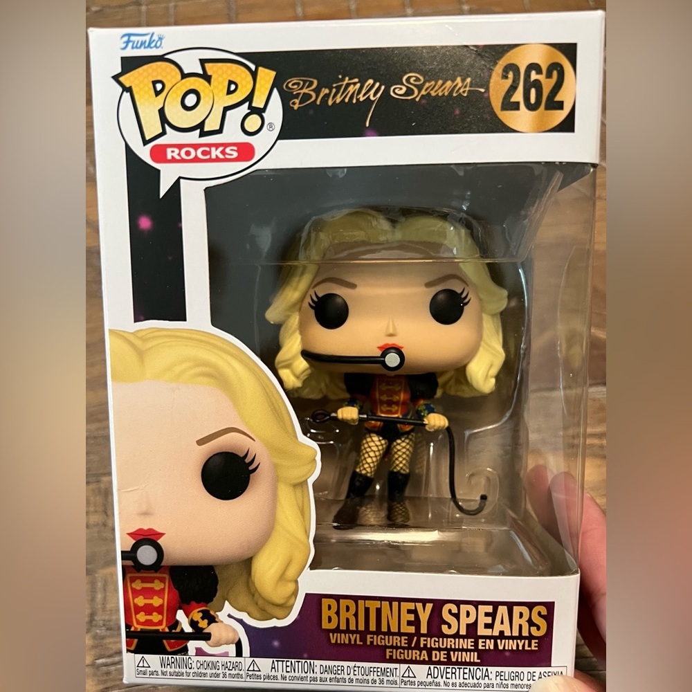 Britney Spears Funko Pop Circus #262 - new in slightly damaged box